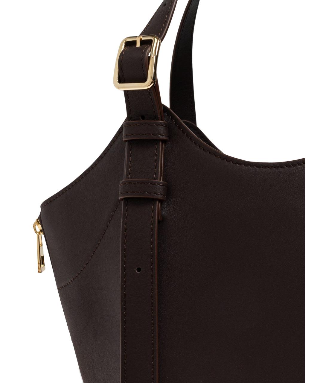 LOEWE Коричневая кожаная сумка тоут, фото 2