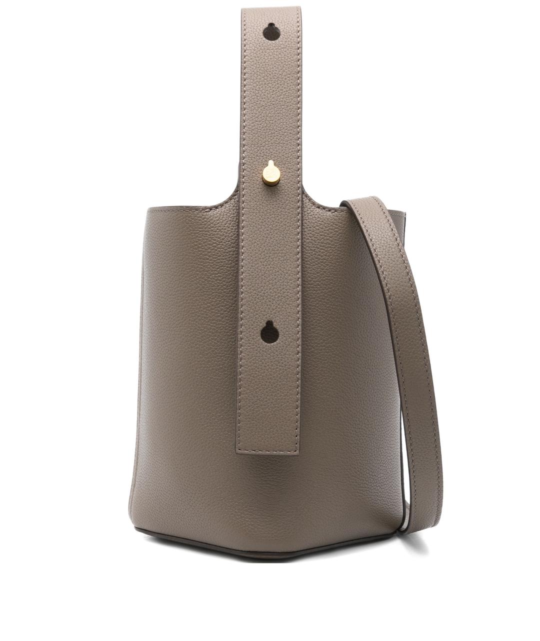 LOEWE Бежевая кожаная сумка тоут, фото 1