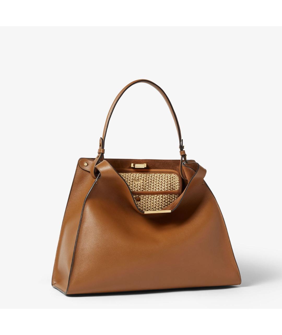 FENDI Кожаная сумка тоут, фото 2