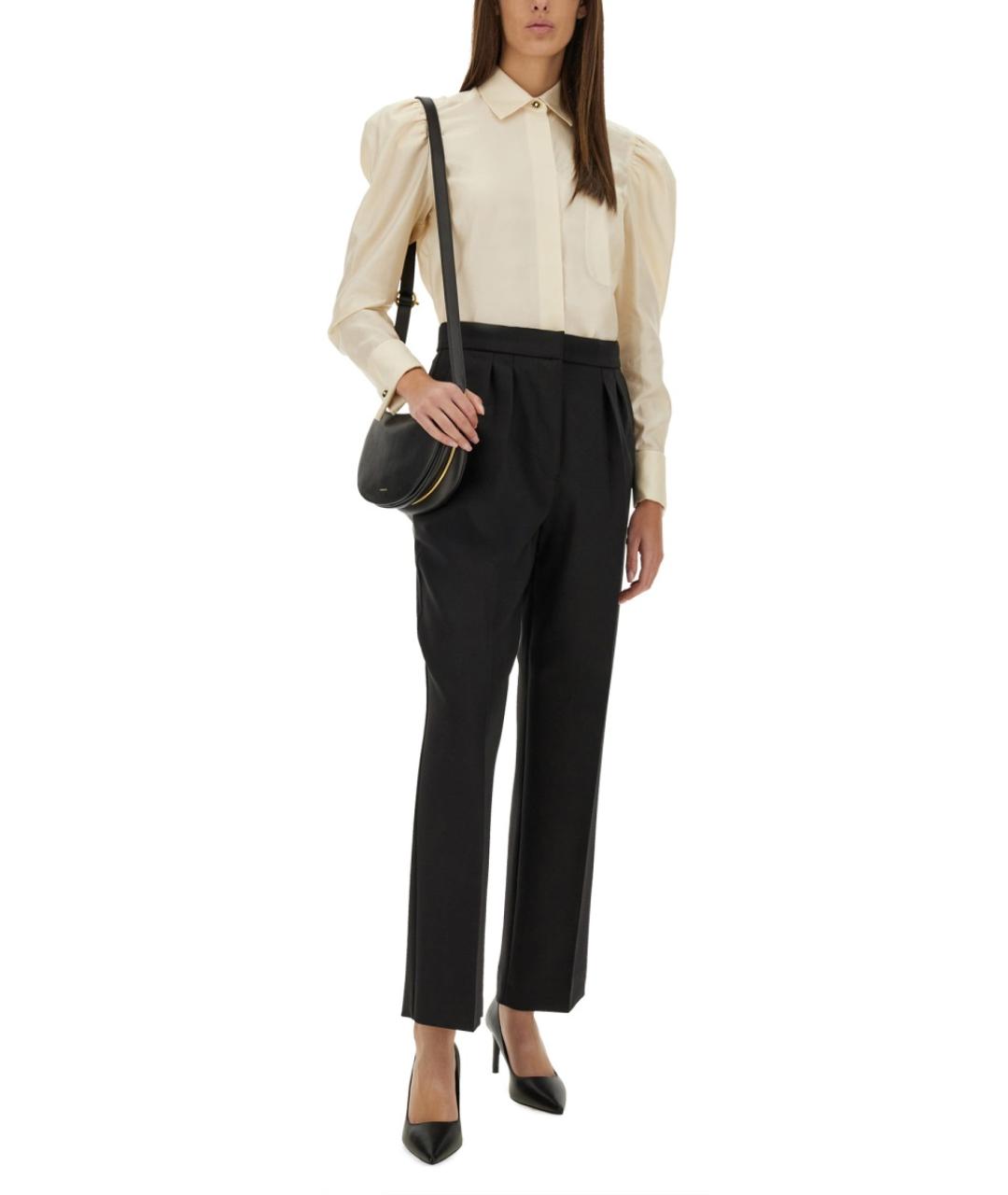 MAX MARA Бежевая хлопковая рубашка, фото 2