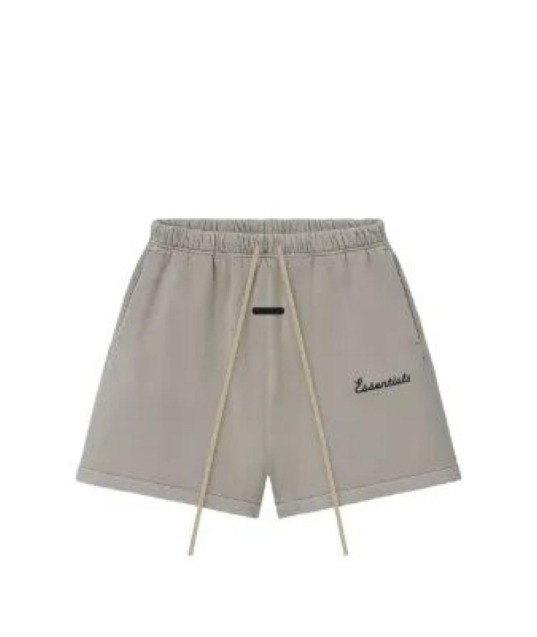 FEAR OF GOD ESSENTIALS Серые хлопковые шорты, фото 2