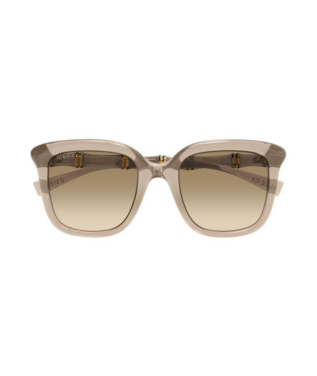 GUCCI Бежевые солнцезащитные очки, фото 2