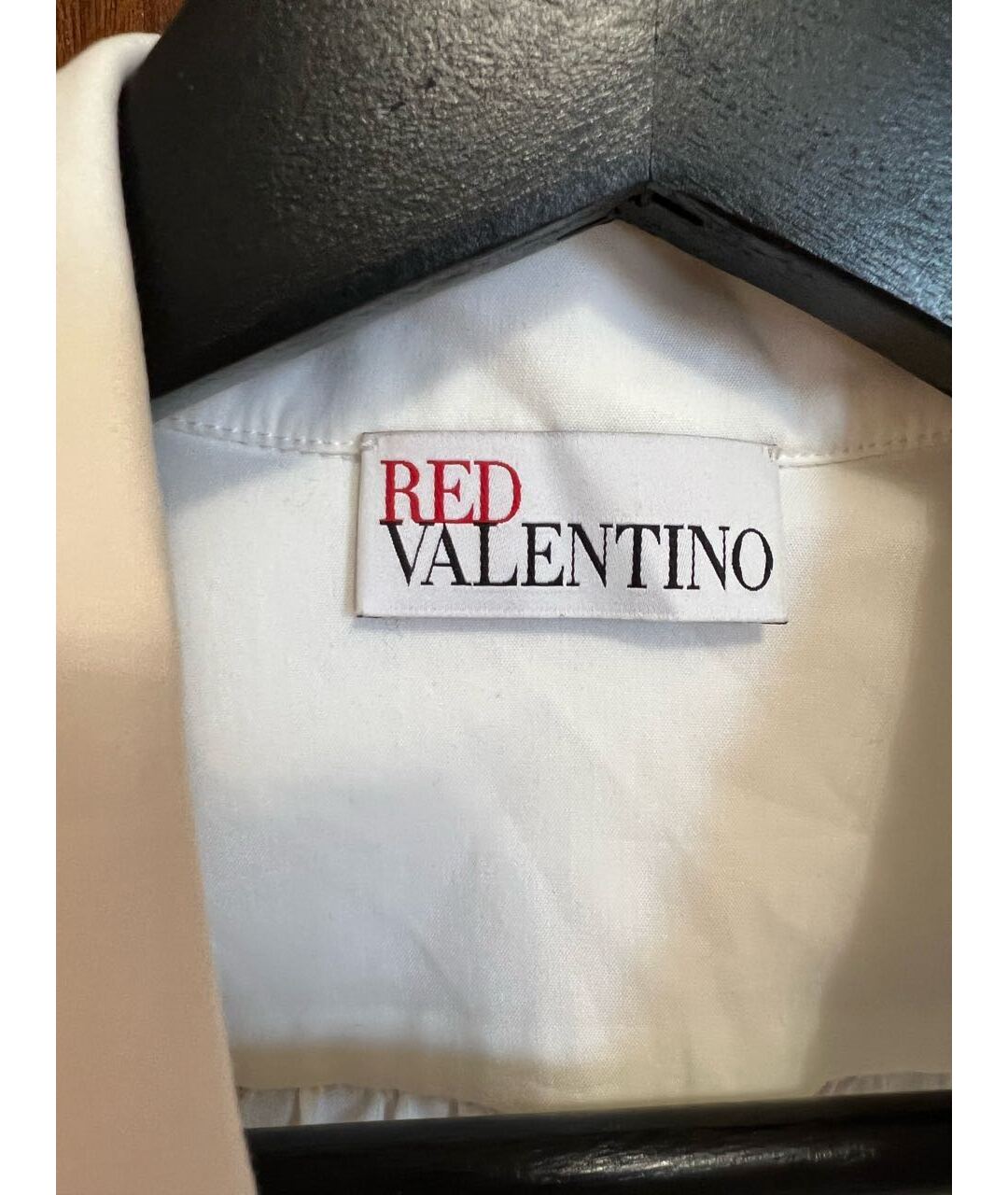 RED VALENTINO Белая полиэстеровая рубашка, фото 3
