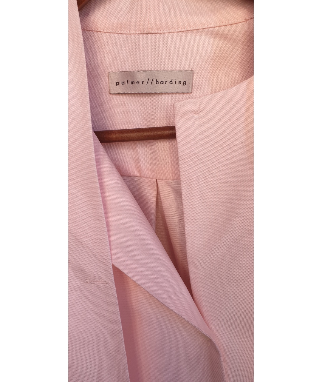 PALMER / HARDING Розовая хлопковая рубашка, фото 4