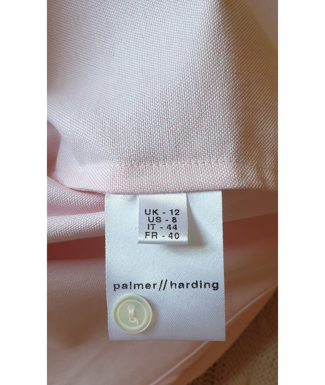 PALMER / HARDING Розовая хлопковая рубашка, фото 5