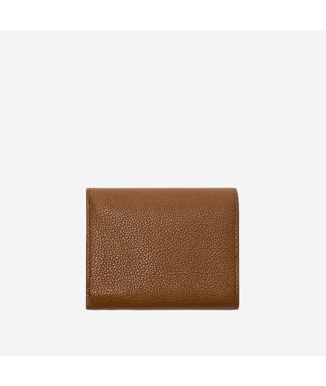 BURBERRY Коричневый кожаный кошелек, фото 3