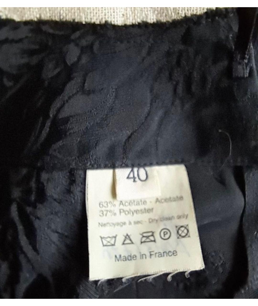 LANVIN Черная ацетатная юбка миди, фото 5