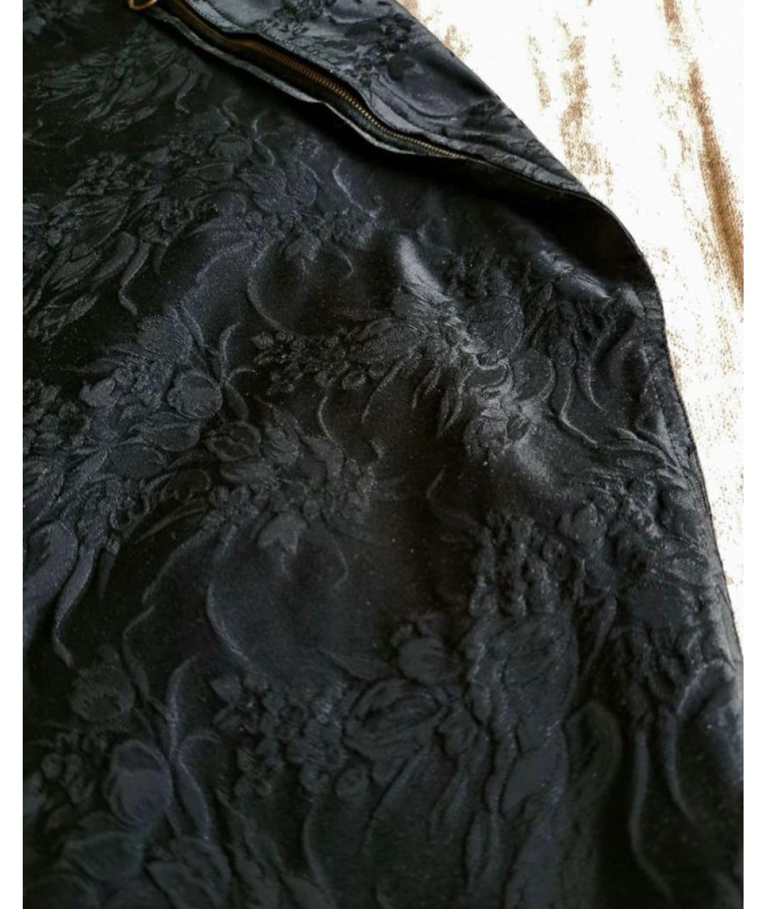 LANVIN Черная ацетатная юбка миди, фото 2