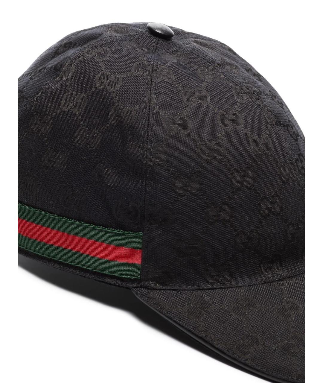 GUCCI Черная синтетическая кепка/бейсболка, фото 5