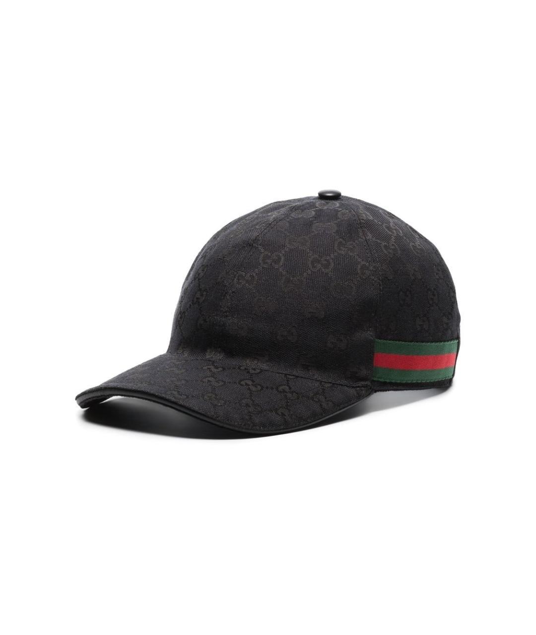 GUCCI Черная синтетическая кепка/бейсболка, фото 3
