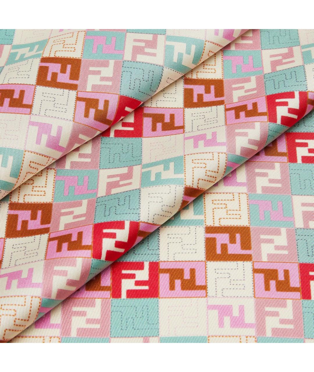 FENDI Мульти шелковый шарф, фото 2