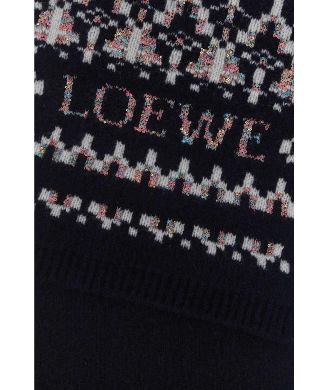 LOEWE Мульти шерстяной шарф, фото 2