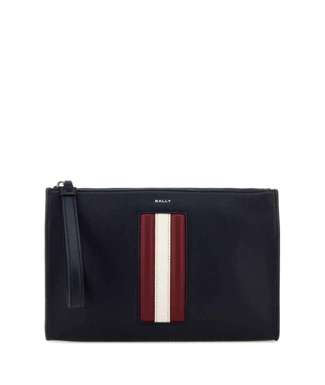 BALLY Синяя кожаная барсетка, фото 1