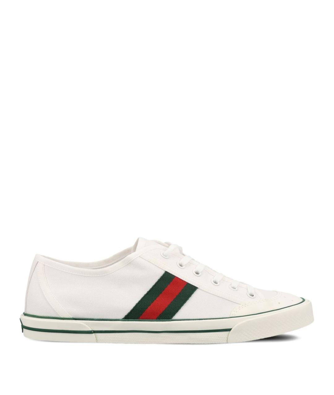 GUCCI Белые низкие кроссовки / кеды, фото 1