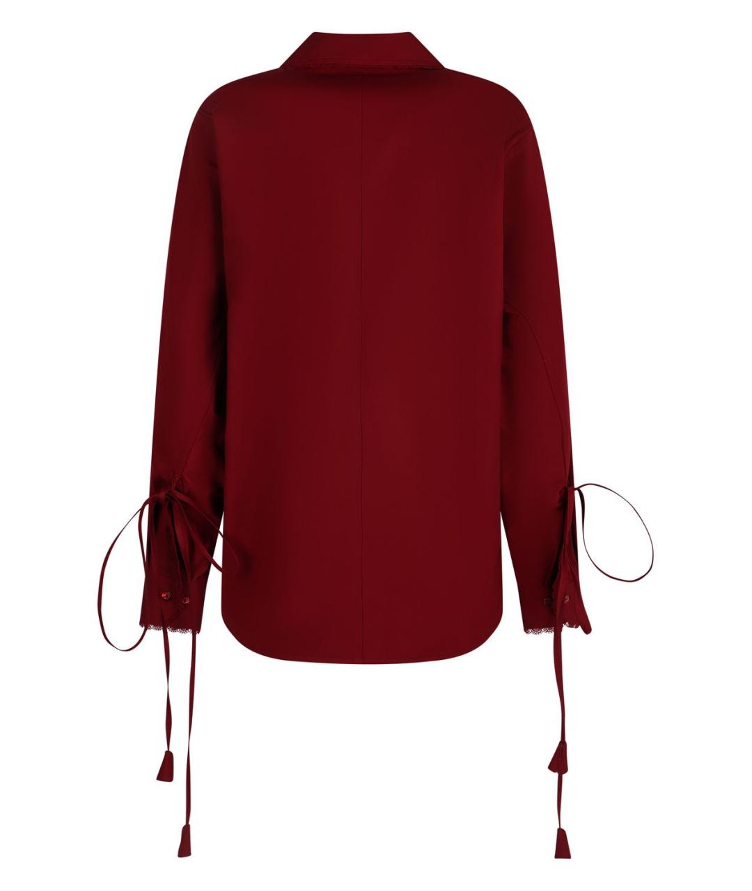 GUCCI Красная хлопковая рубашка, фото 2
