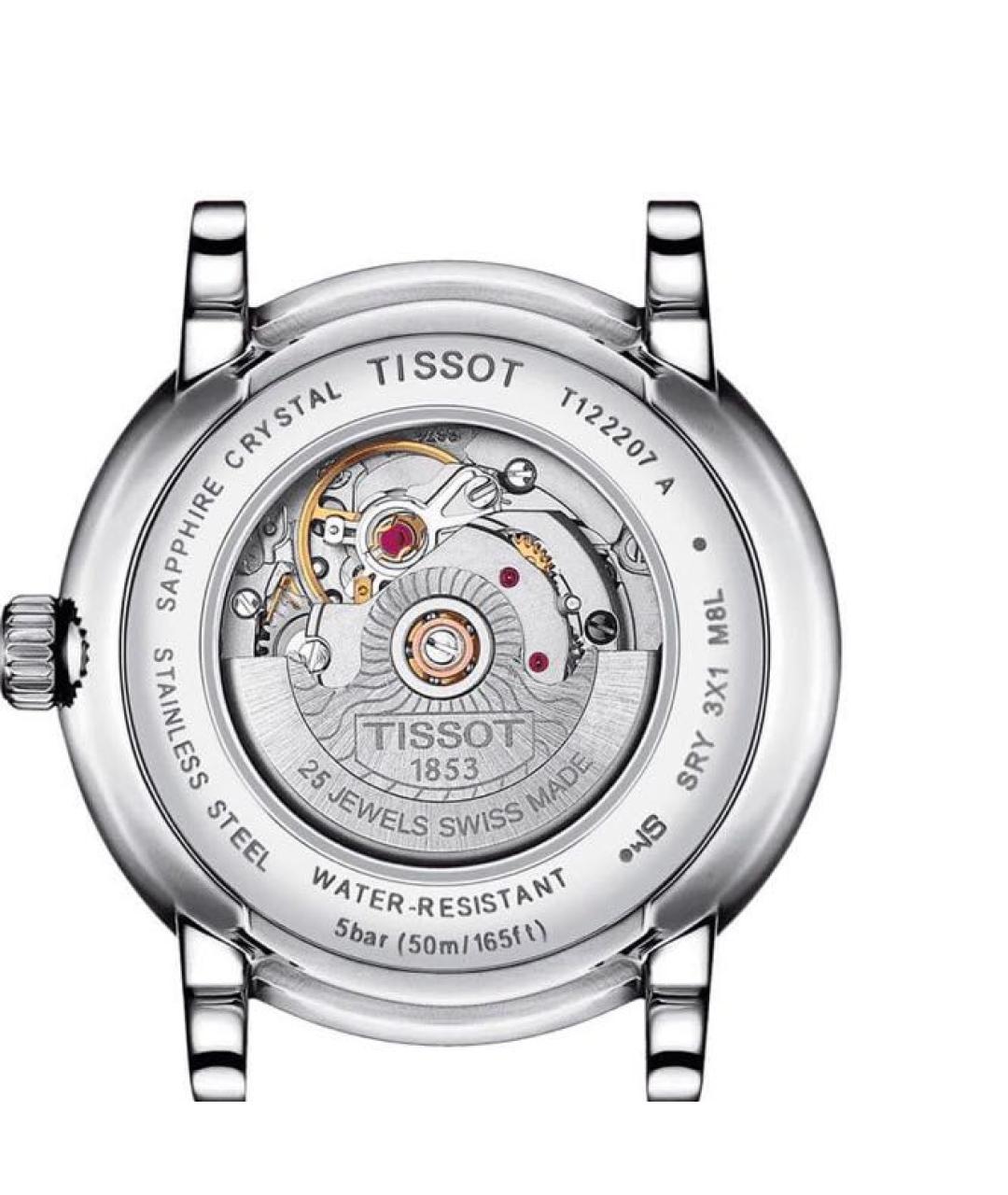 TISSOT Серебряные металлические часы, фото 3