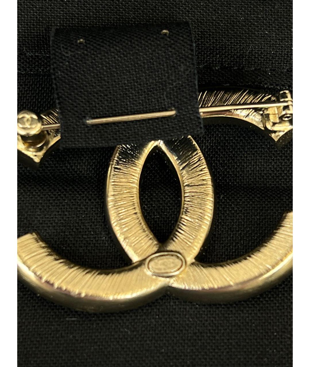 CHANEL Серебряная металлическая булавка / брошь, фото 3