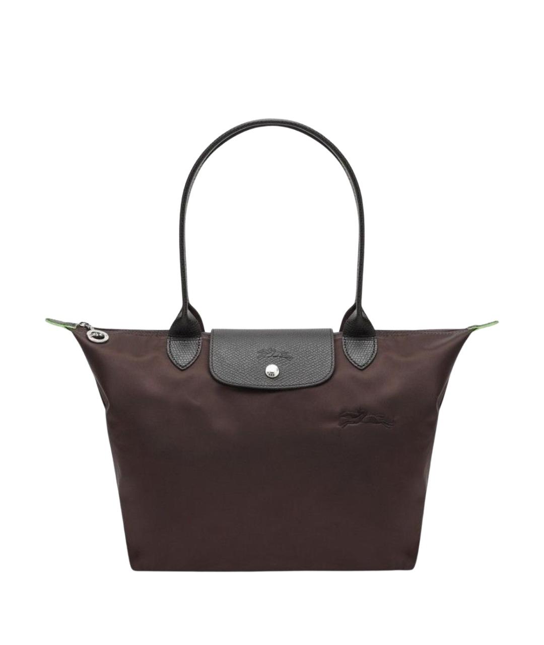 LONGCHAMP Коричневая синтетическая сумка тоут, фото 1