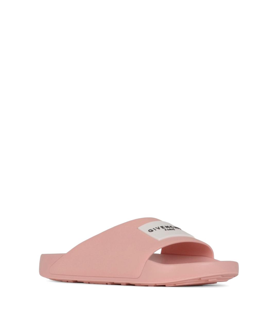 GIVENCHY Розовые шлепанцы, фото 2