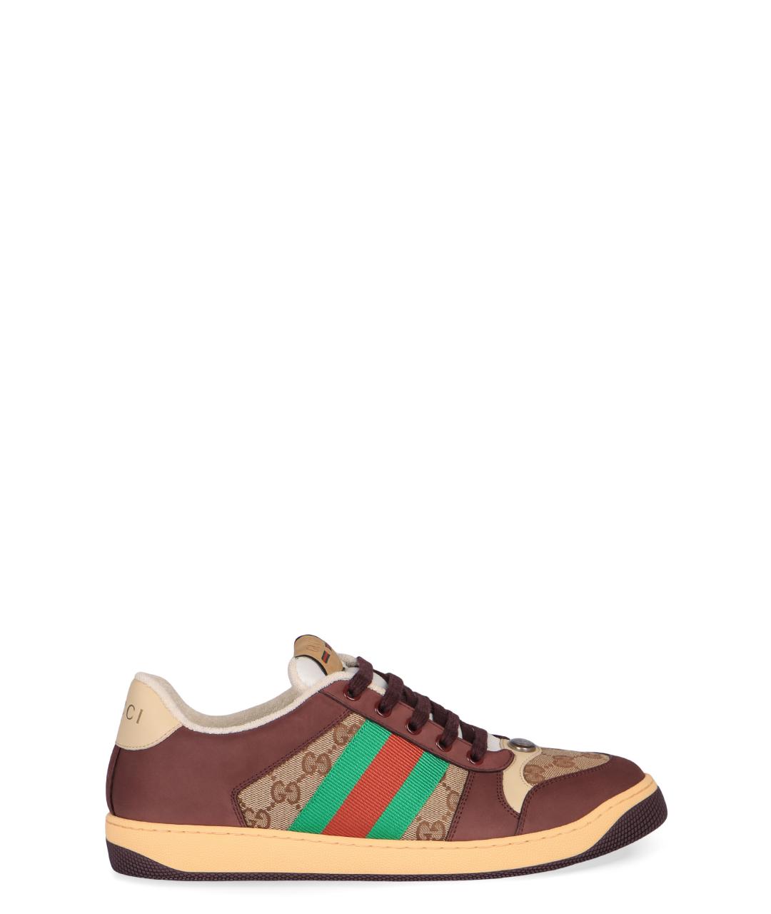 GUCCI Мульти синтетические низкие кроссовки / кеды, фото 1