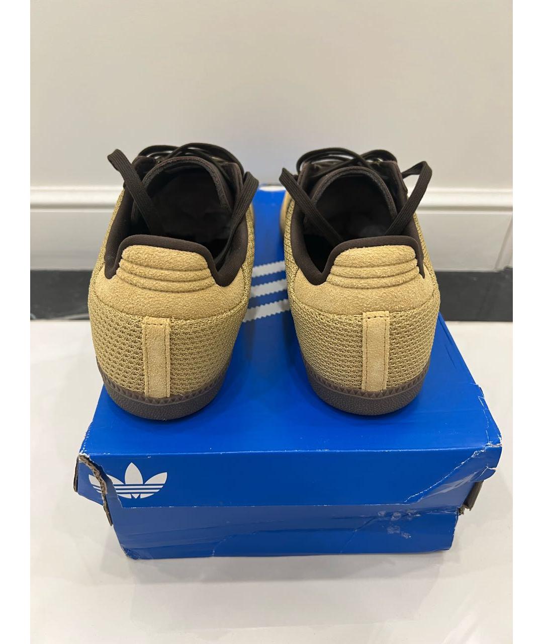 ADIDAS Горчичные текстильные низкие кроссовки / кеды, фото 3