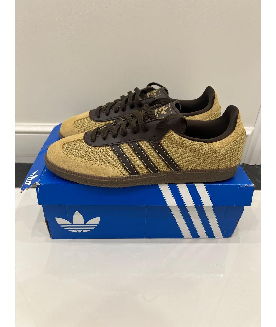 ADIDAS Горчичные текстильные низкие кроссовки / кеды, фото 8