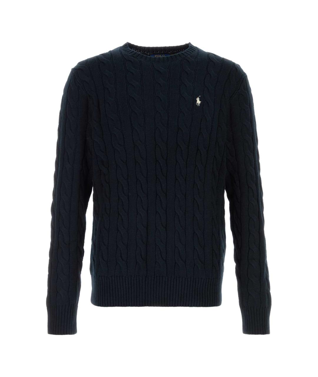 POLO RALPH LAUREN Синий хлопковый джемпер / свитер, фото 1