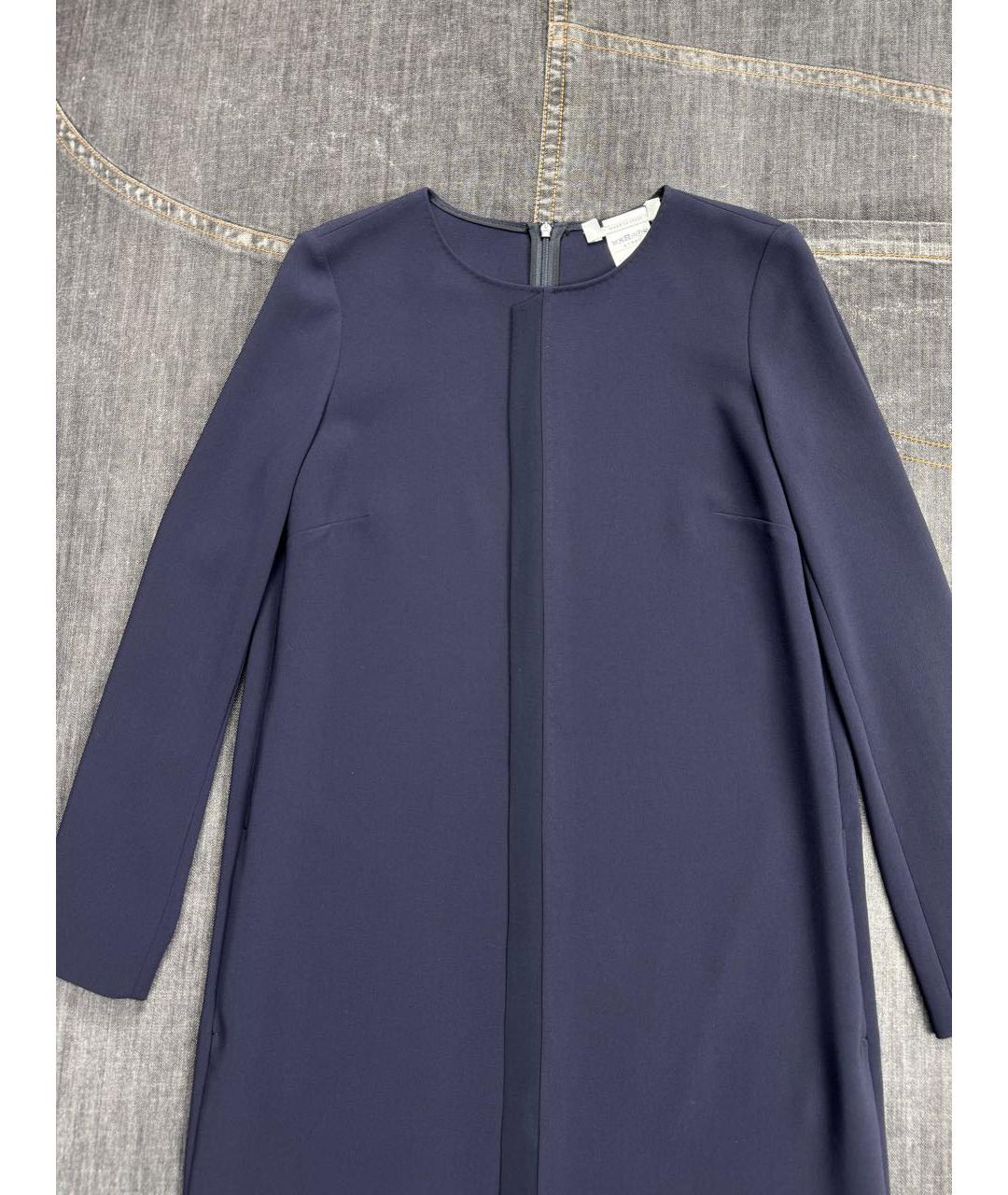 MAX MARA Темно-синее повседневное платье, фото 4