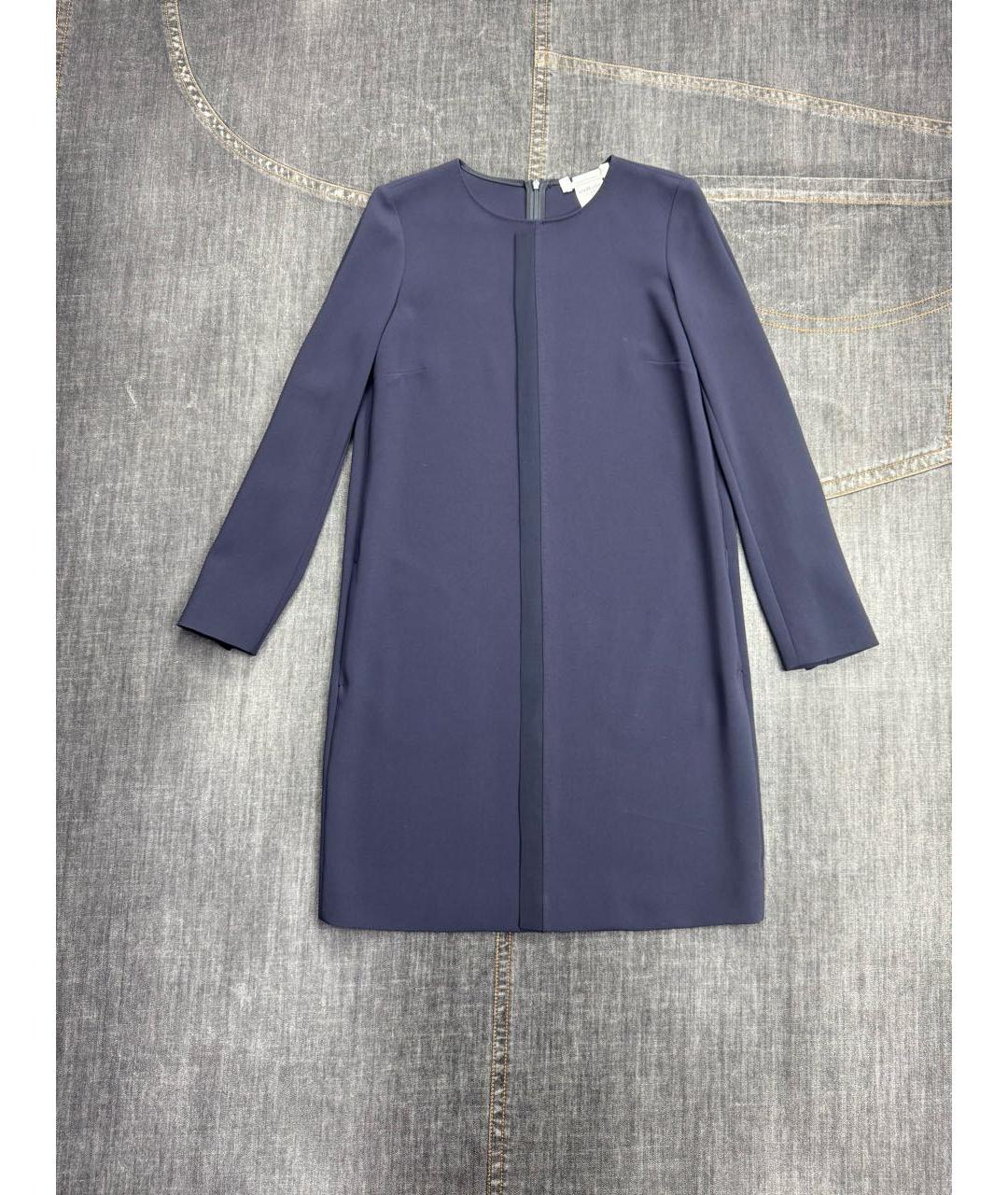 MAX MARA Темно-синее повседневное платье, фото 2