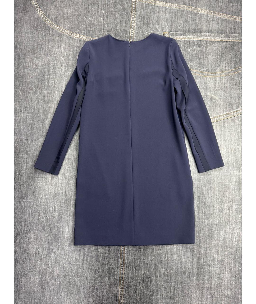 MAX MARA Темно-синее повседневное платье, фото 6