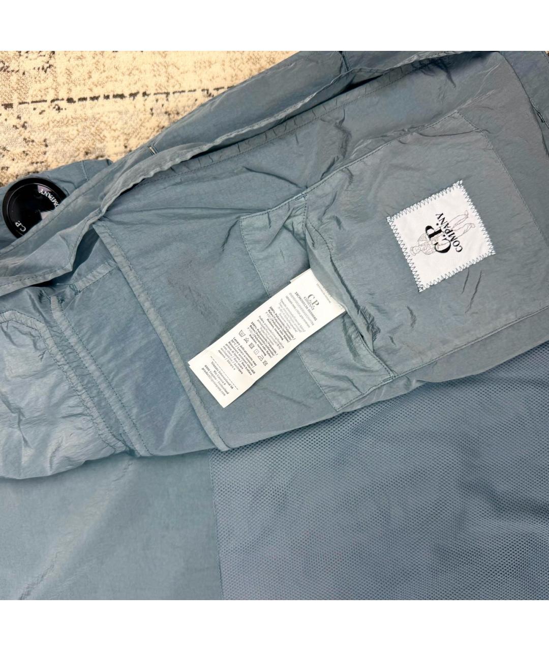 CP COMPANY Голубая полиамидовая куртка, фото 6