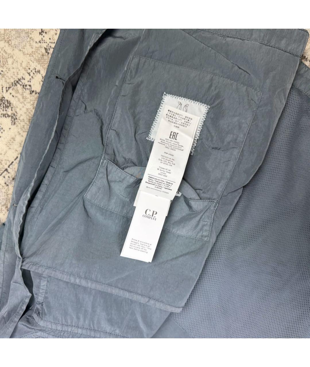 CP COMPANY Голубая полиамидовая куртка, фото 7