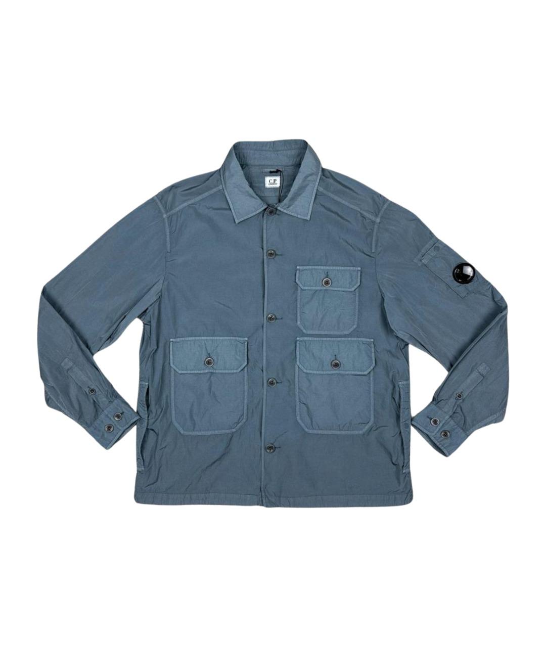 CP COMPANY Голубая полиамидовая куртка, фото 1