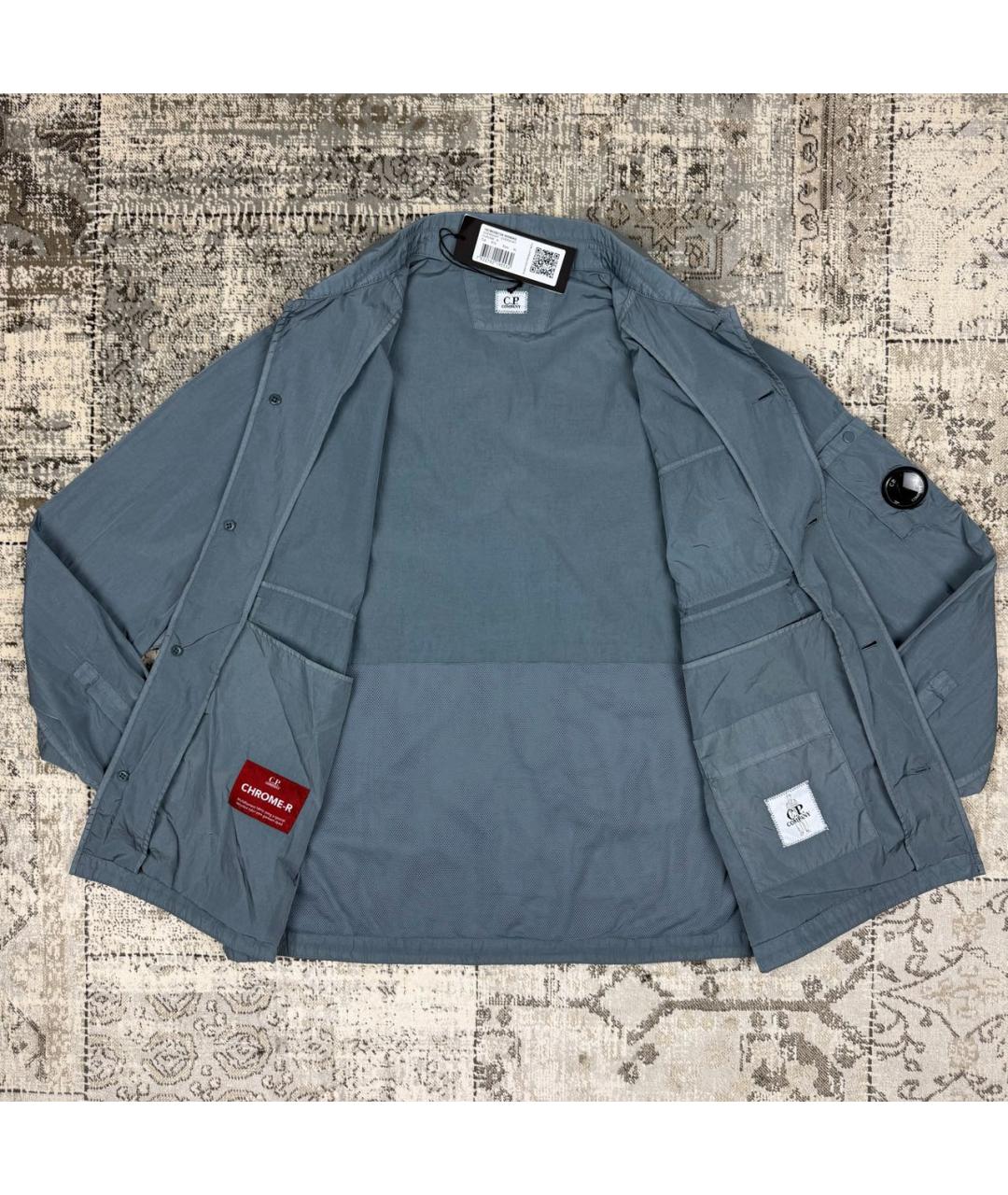 CP COMPANY Голубая полиамидовая куртка, фото 5