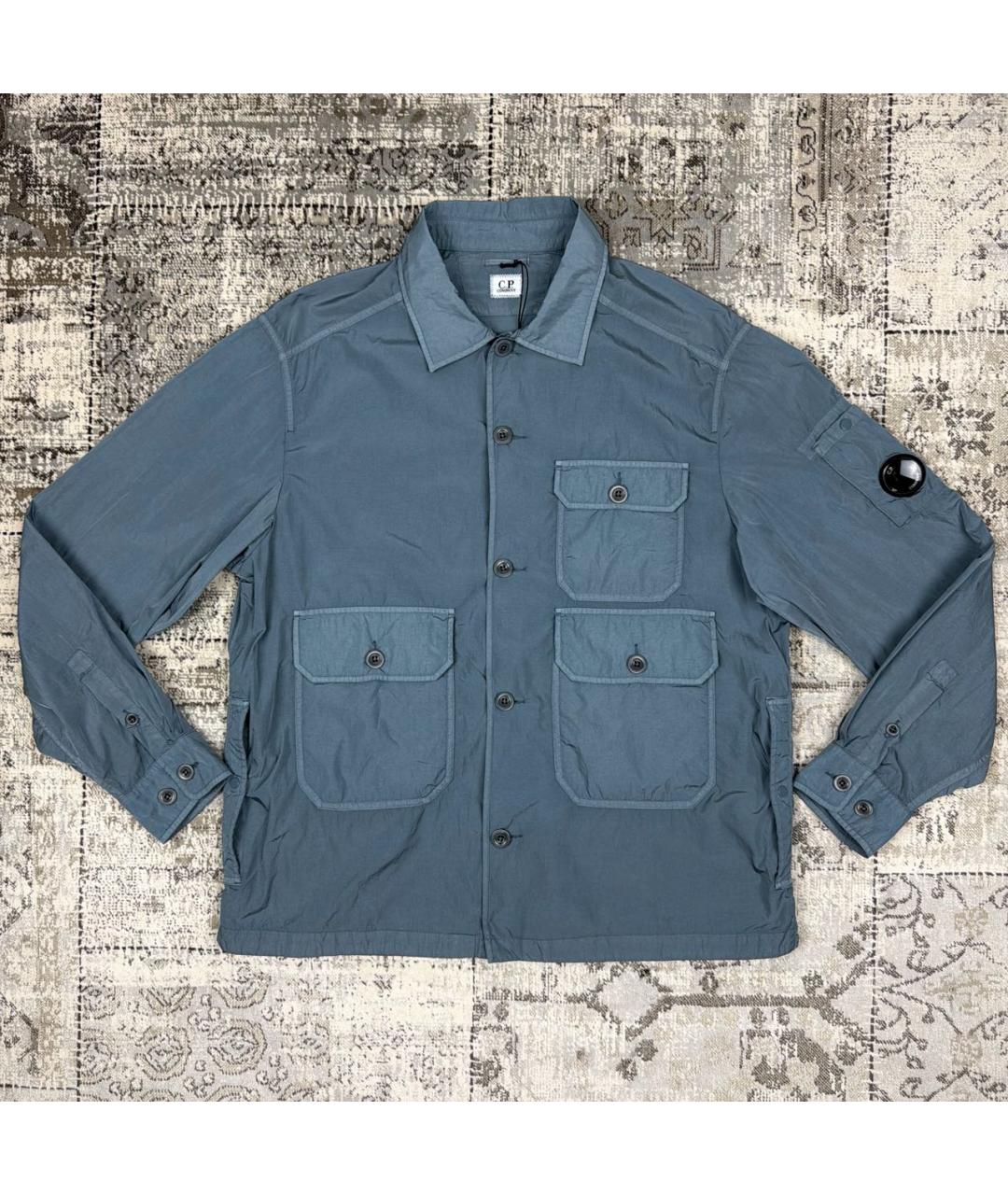 CP COMPANY Голубая полиамидовая куртка, фото 9