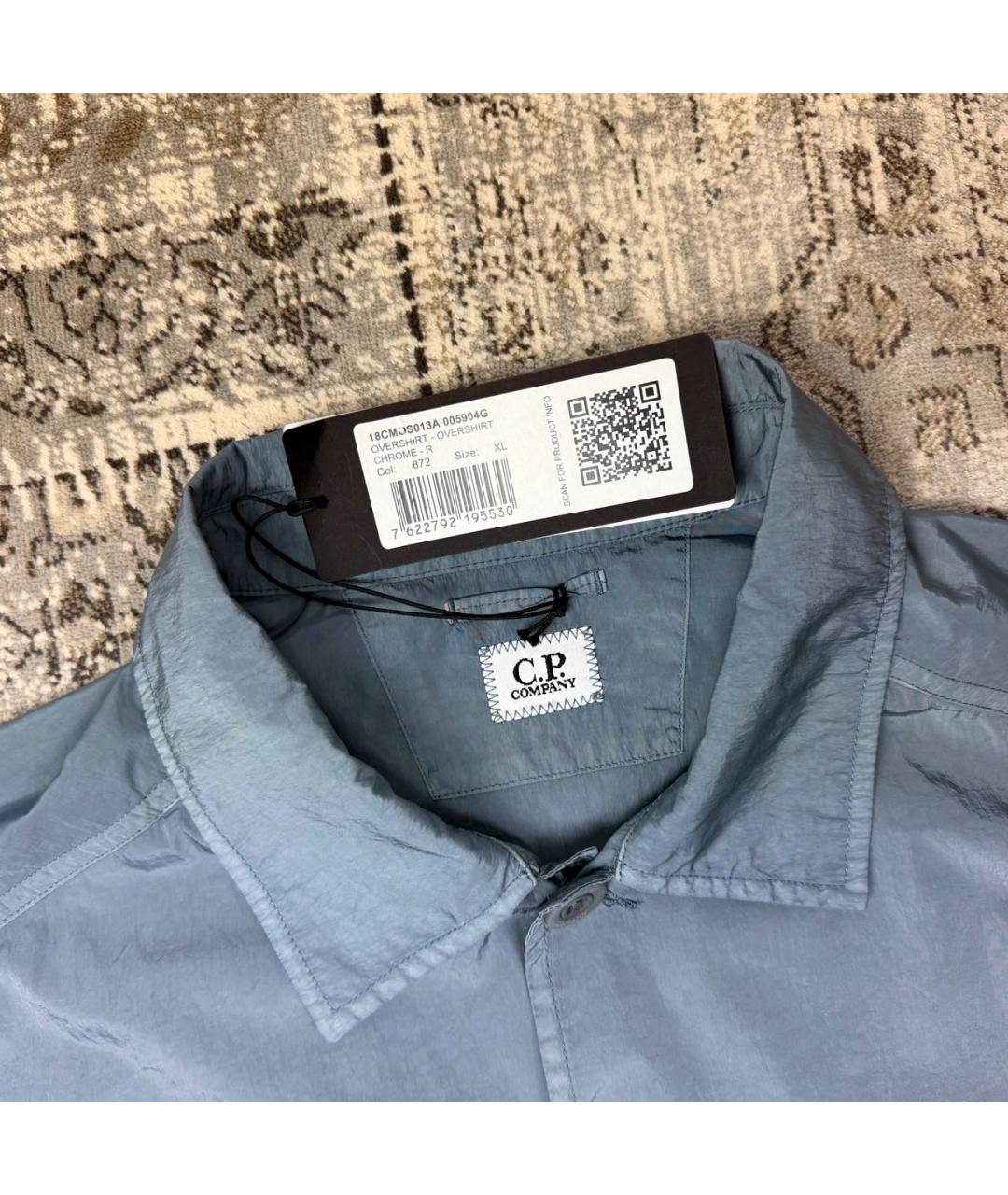 CP COMPANY Голубая полиамидовая куртка, фото 3