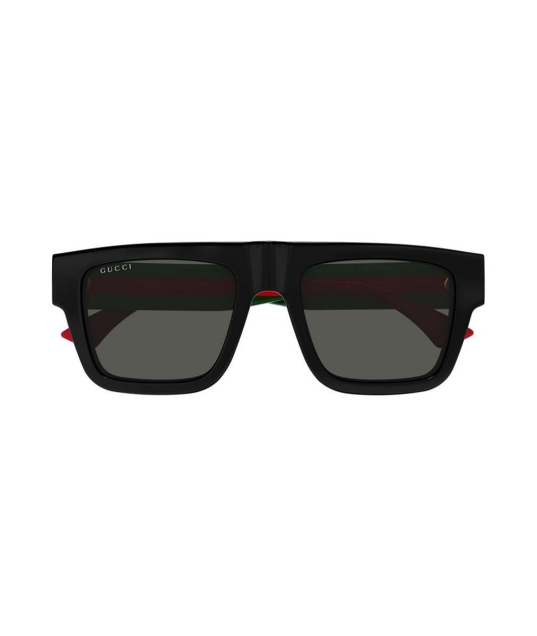GUCCI Черные пластиковые солнцезащитные очки, фото 2