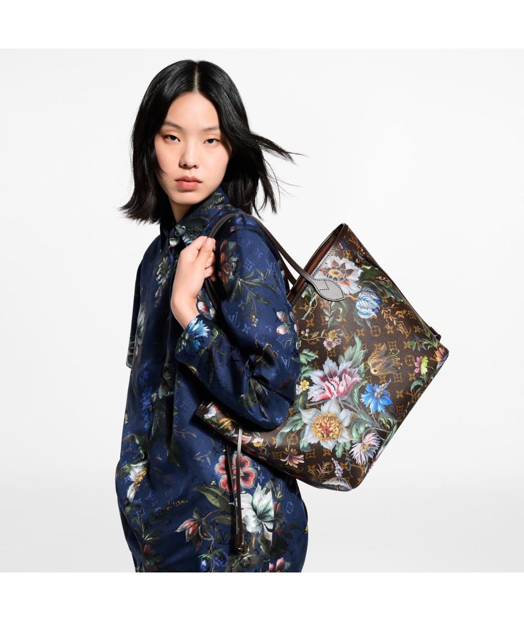 LOUIS VUITTON Коричневая кожаная сумка тоут, фото 3