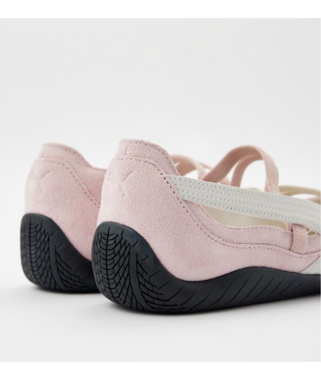 PUMA Розовые кожаные балетки, фото 4