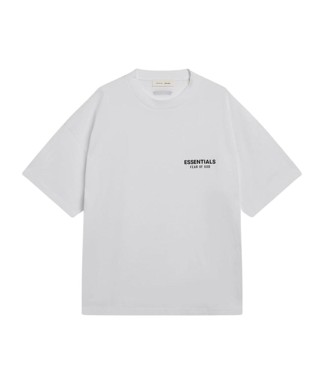 FEAR OF GOD ESSENTIALS Белая хлопковая футболка, фото 1