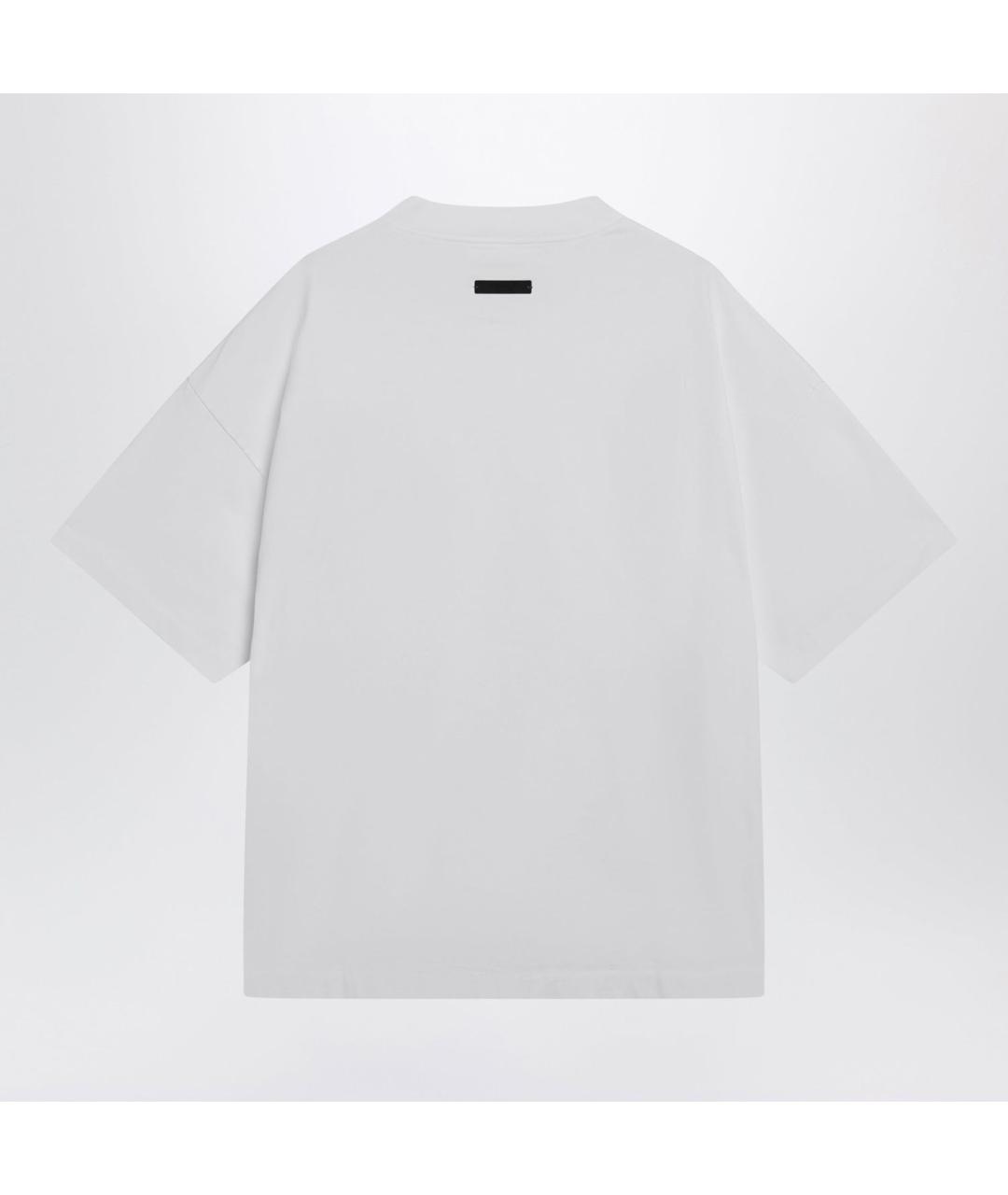 FEAR OF GOD ESSENTIALS Белая хлопковая футболка, фото 2
