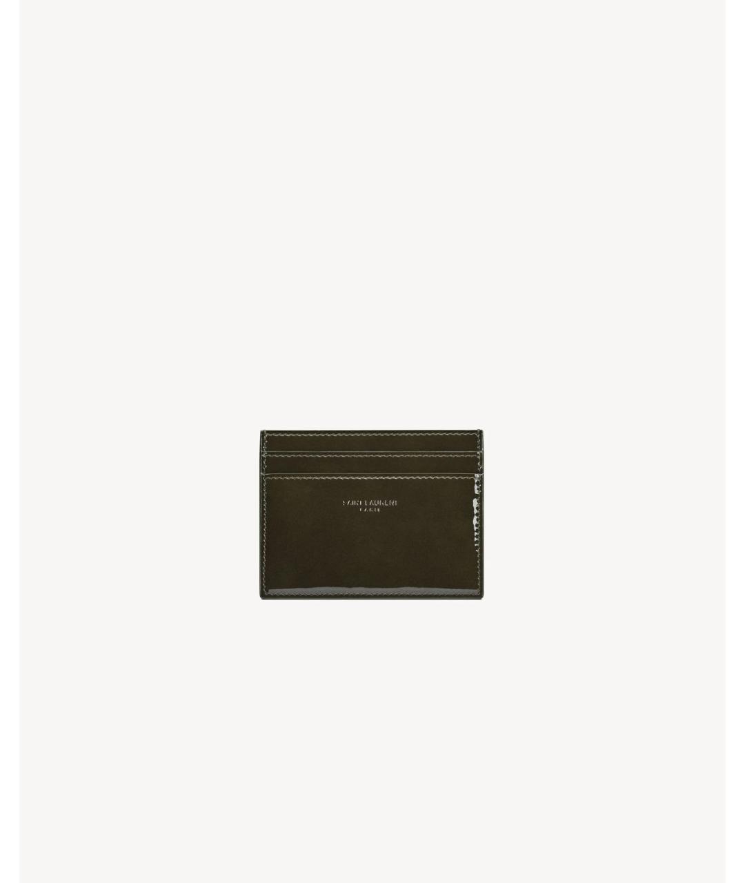 SAINT LAURENT Кожаный кардхолдер, фото 3