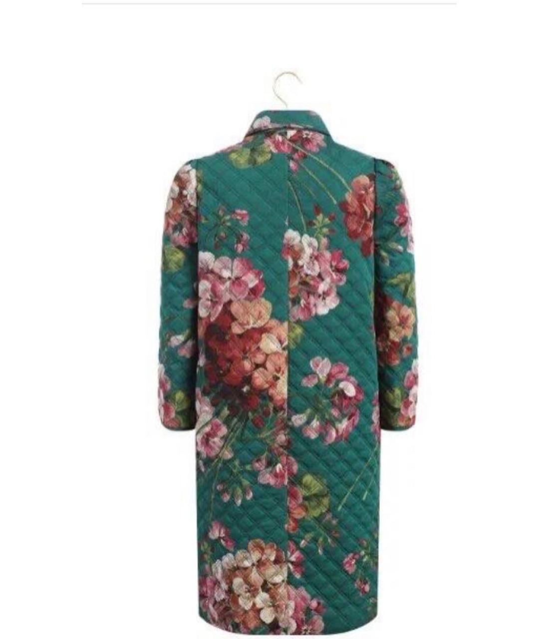GUCCI Зеленые хлопковое пальто, фото 3