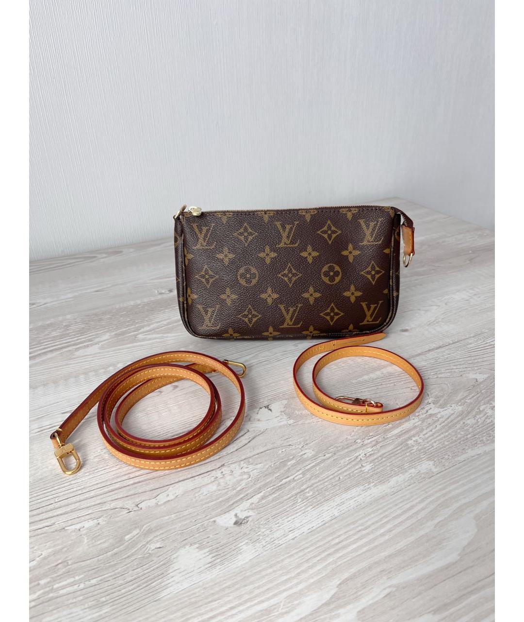 LOUIS VUITTON Коричневая сумка через плечо, фото 8