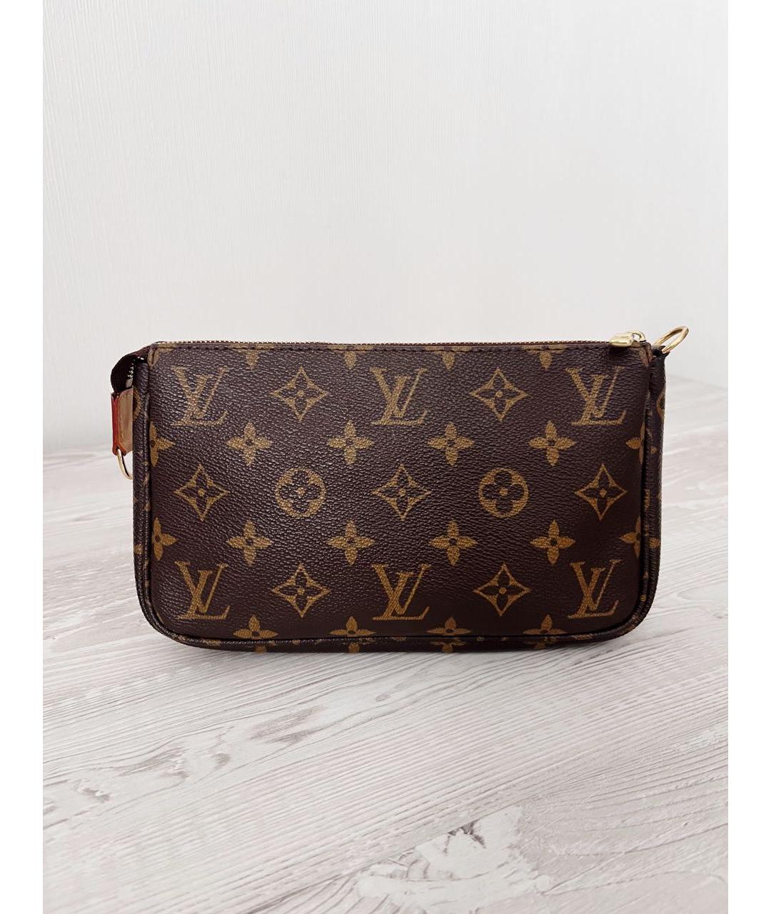 LOUIS VUITTON Коричневая сумка через плечо, фото 3