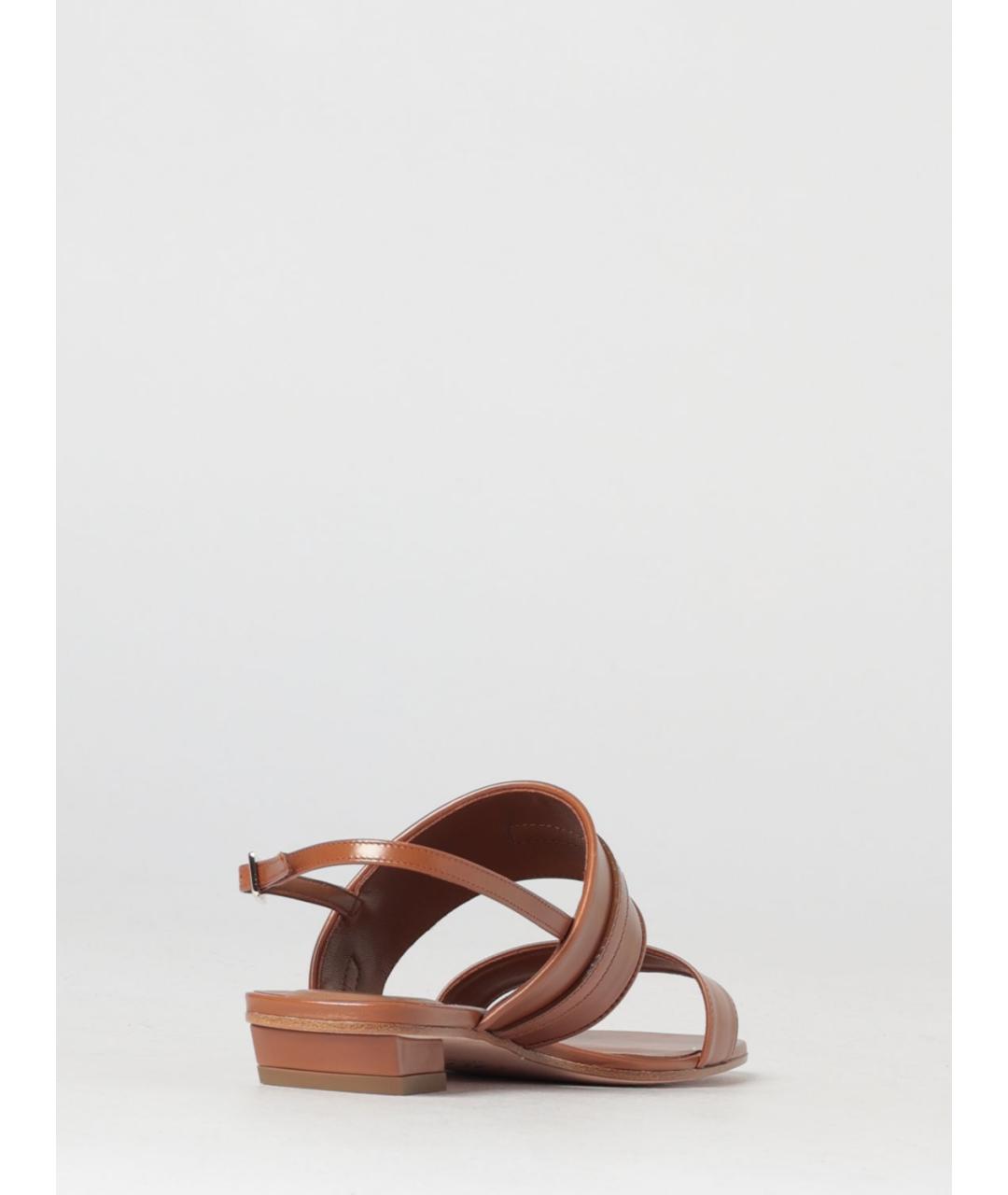 ROGER VIVIER Коричневые кожаные босоножки, фото 3