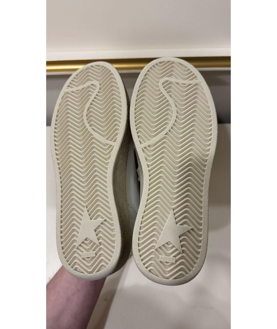 GOLDEN GOOSE DELUXE BRAND Белые кожаные кеды, фото 7