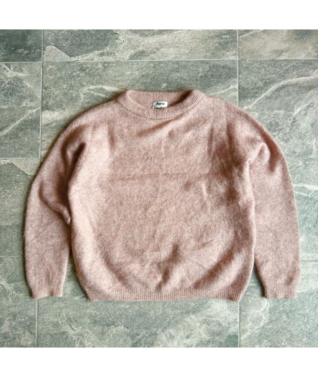 ACNE STUDIOS Розовый шерстяной джемпер / свитер, фото 5
