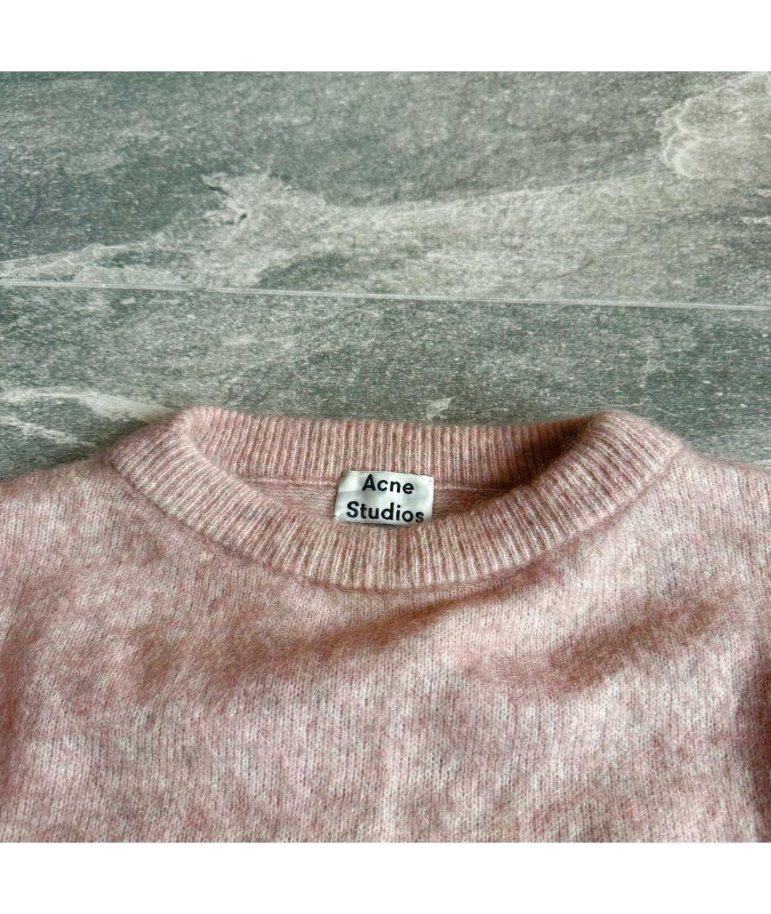 ACNE STUDIOS Розовый шерстяной джемпер / свитер, фото 2