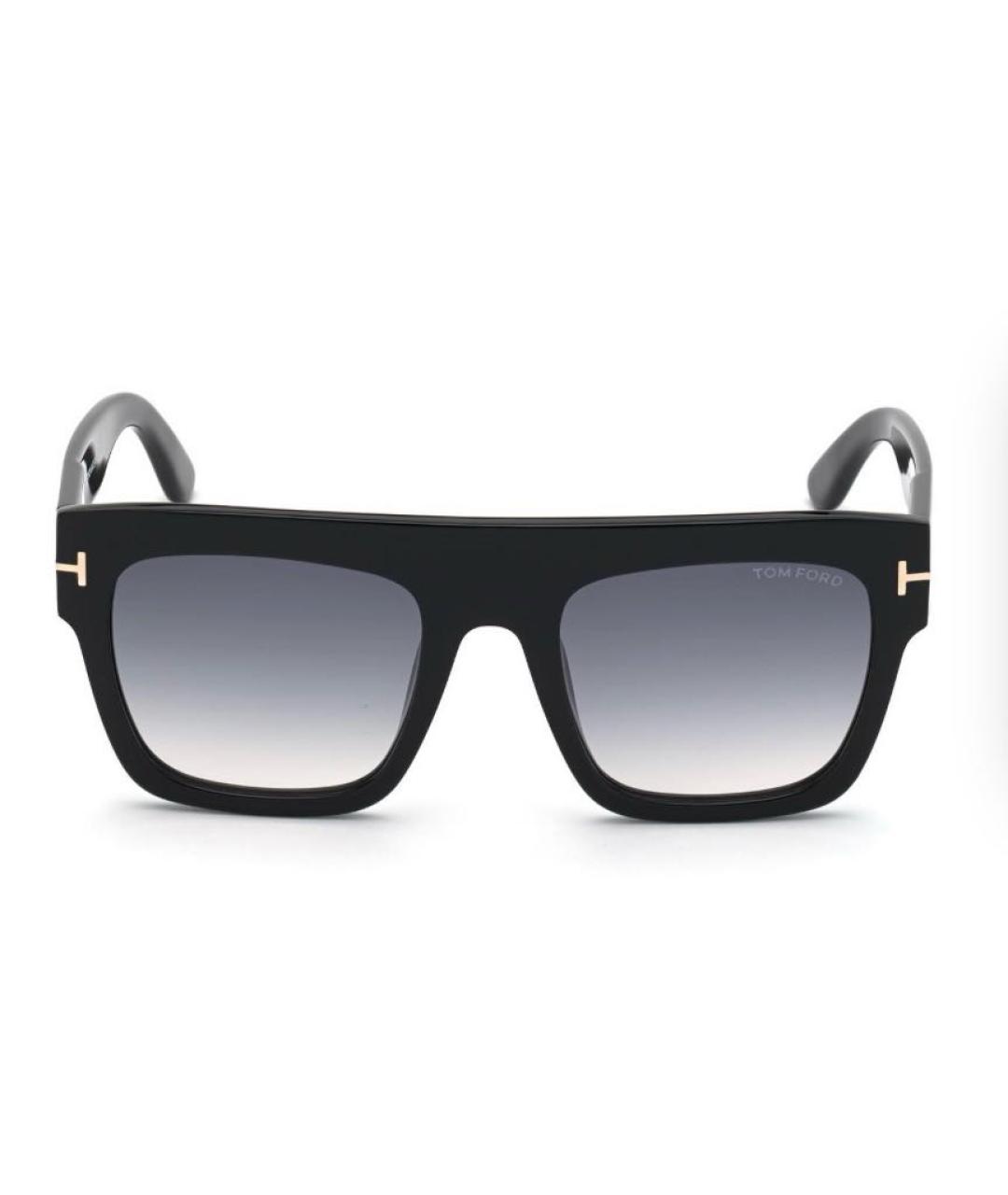 TOM FORD Черные пластиковые солнцезащитные очки, фото 4